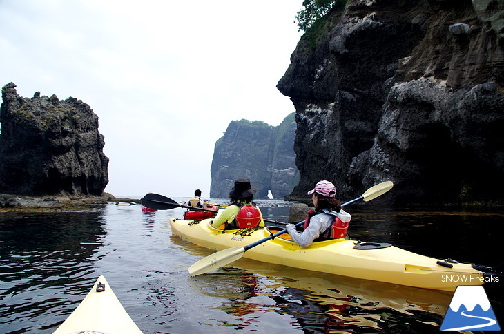 真夏の北海道・小樽塩谷 シーカヤックで目指せ『青の洞窟』！